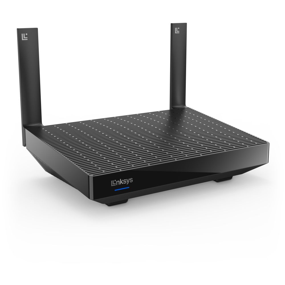 MR2000-KE - Router Mesh Linksys Hydra 6 AX3000 WiFi 6 DualBand 4xRJ45 Gigabit Ethernet LAN Ethernet WAN 1xUSB-A 3.0 2 Antenas Externas Negro (MR2000-KE)