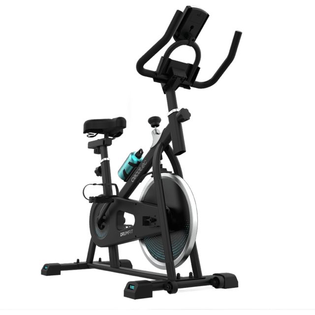07094 - Bicicleta Esttica CECOTEC DrumFit Indoor 6000 Forcis LCD Volante de Inercia de 6Kg Resistencia Manual (07094)