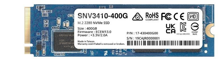 SNV3410-400G - SSD Synology 400Gb M.2 PCIe 3.0 NVMe (SNV3410-400G)