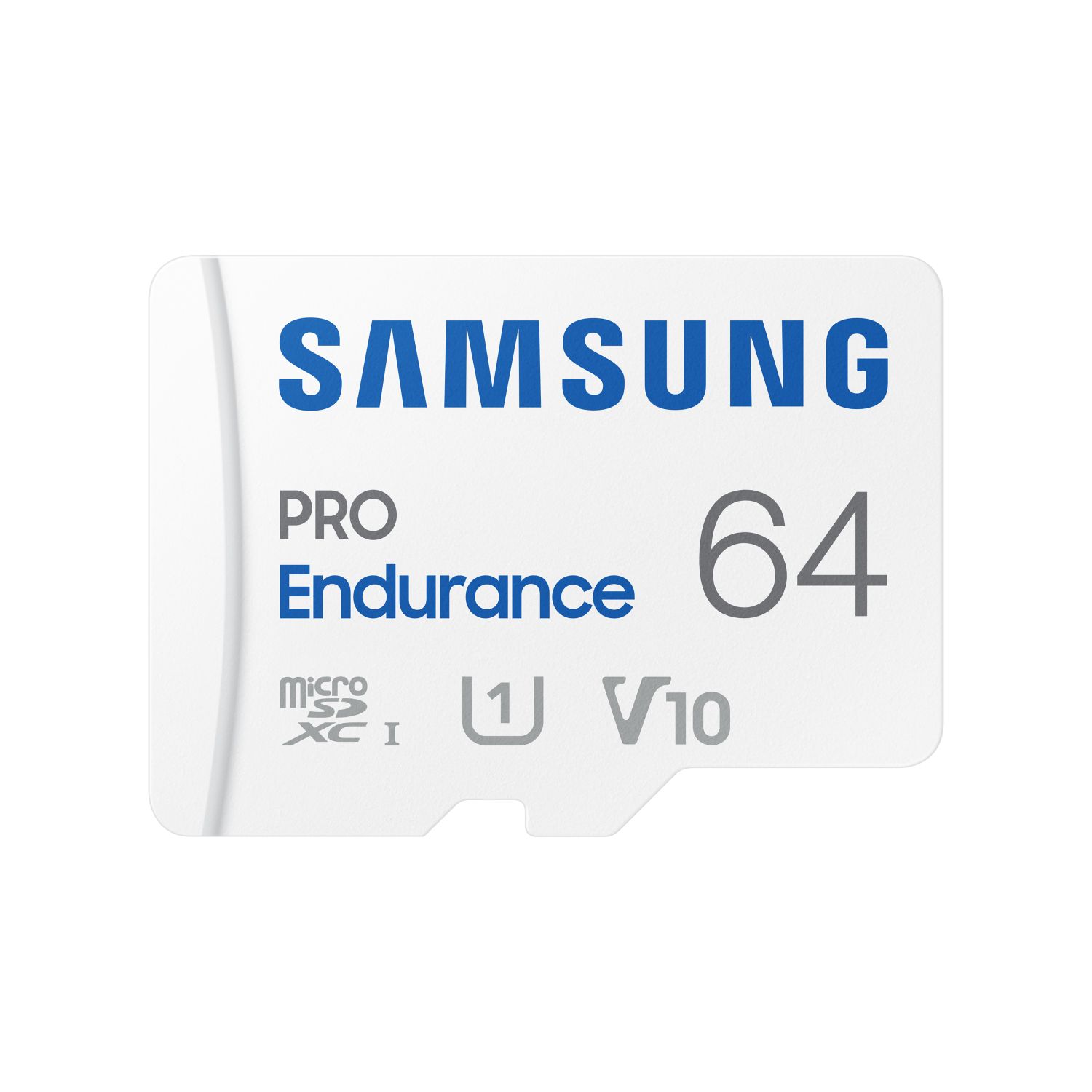 MB-MJ64KA/EU - Tarjeta Memoria Samsung Micro SDXC Pro Endurance 64Gb Clase 10 UHS-I Class 1 (U1) V10 Lectura 100 Mb/s Escritura 30 Mb/s Blanca (MB-MJ64KA/EU)