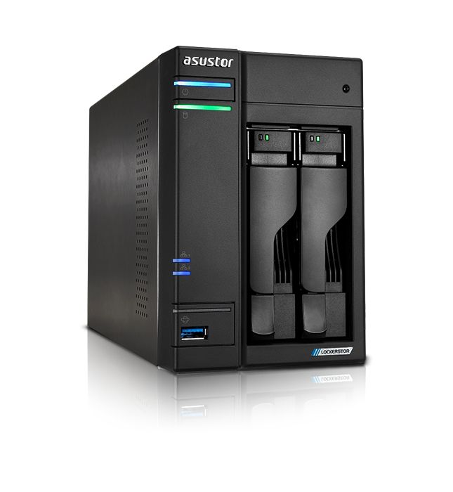 AS6702T - NAS Asustor Lockerstor N5105 DDR4 4Gb Sodimm M.2 SATA 2xUSB-A 1xHDMI 2.0b 2xRJ45 2 Bahas GbE 2.5GbE Negro (AS6702T)
