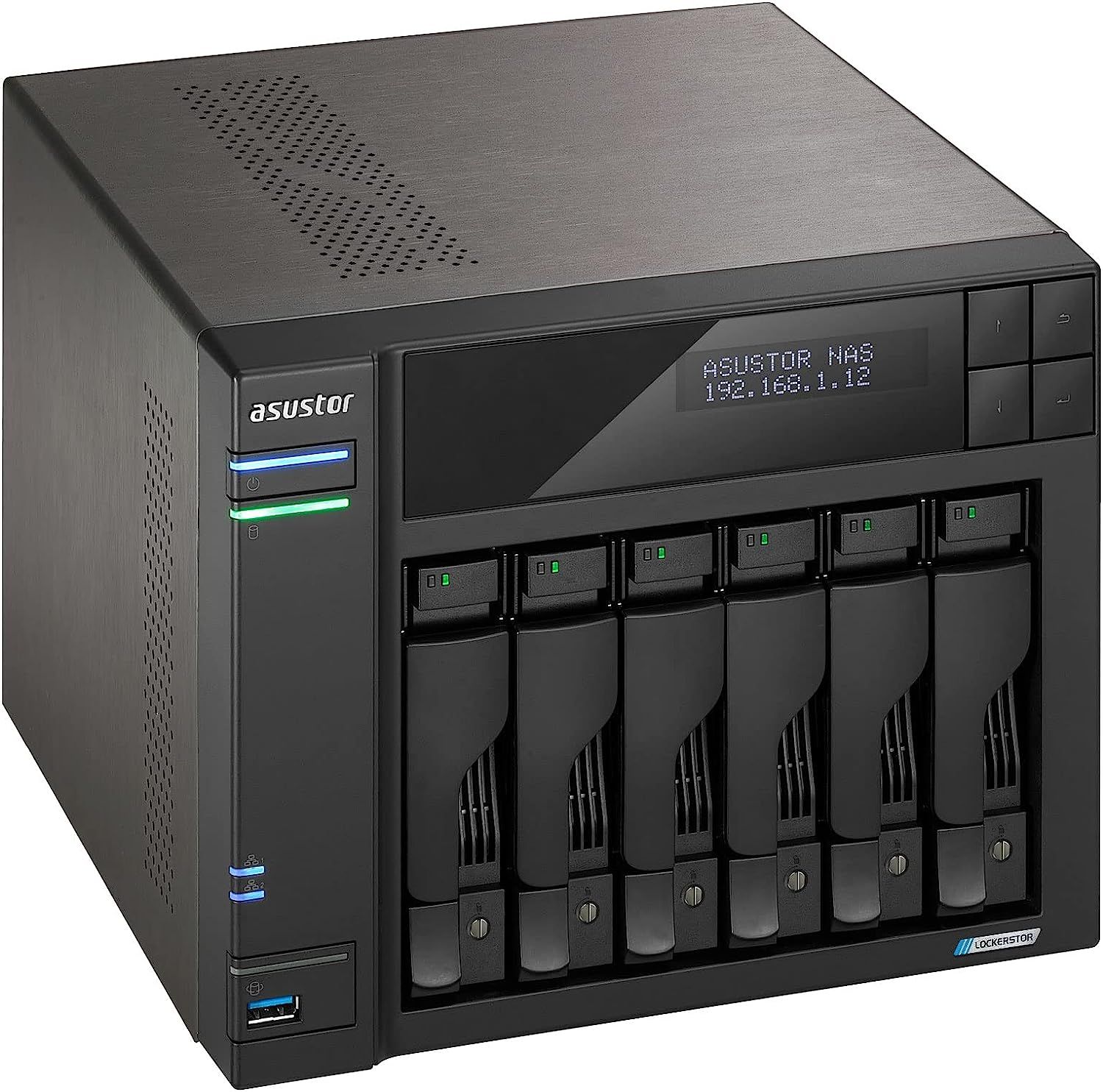 FS6706T - NAS Asustor Flashstor N5105 DDR4 4Gb Sodimm M.2 2xUSB 2.0 2xUSB-A 3.1 1xHDMI 2.0b 2xRJ45 6 Bahas Ethernet Negro (FS6706T)
