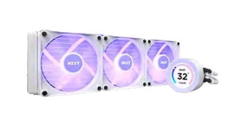 RL-KR36E-W1 - Refrigeracin Lquida CPU NZXT Kraken Elite 360 Multisocket 3x120mm RGB LCD Blanca (RL-KR36E-W1)