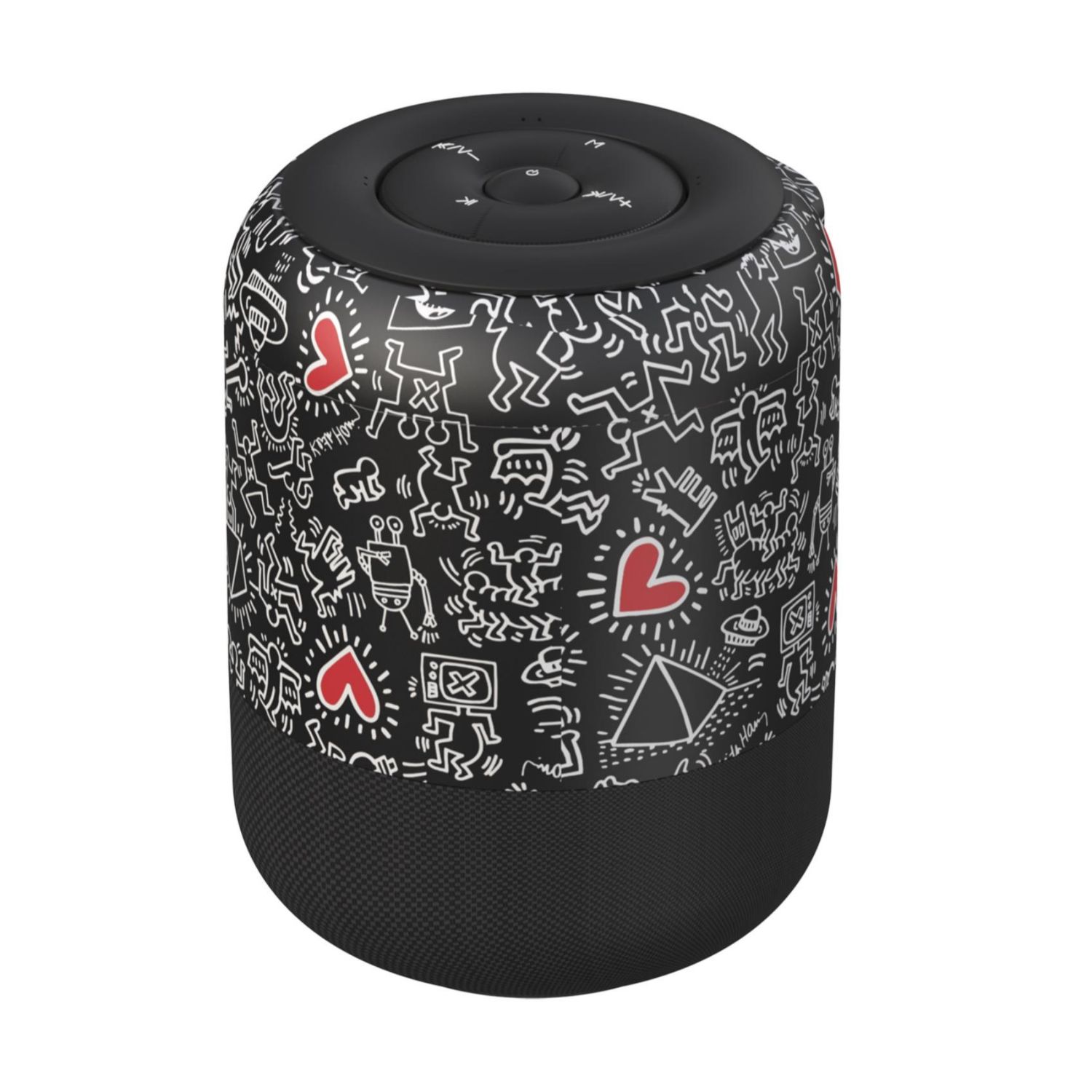 KHSPEAKER - Altavoz CELLY Keith Haring Wireless 5W carga Usb-C (KHSPEAKER)