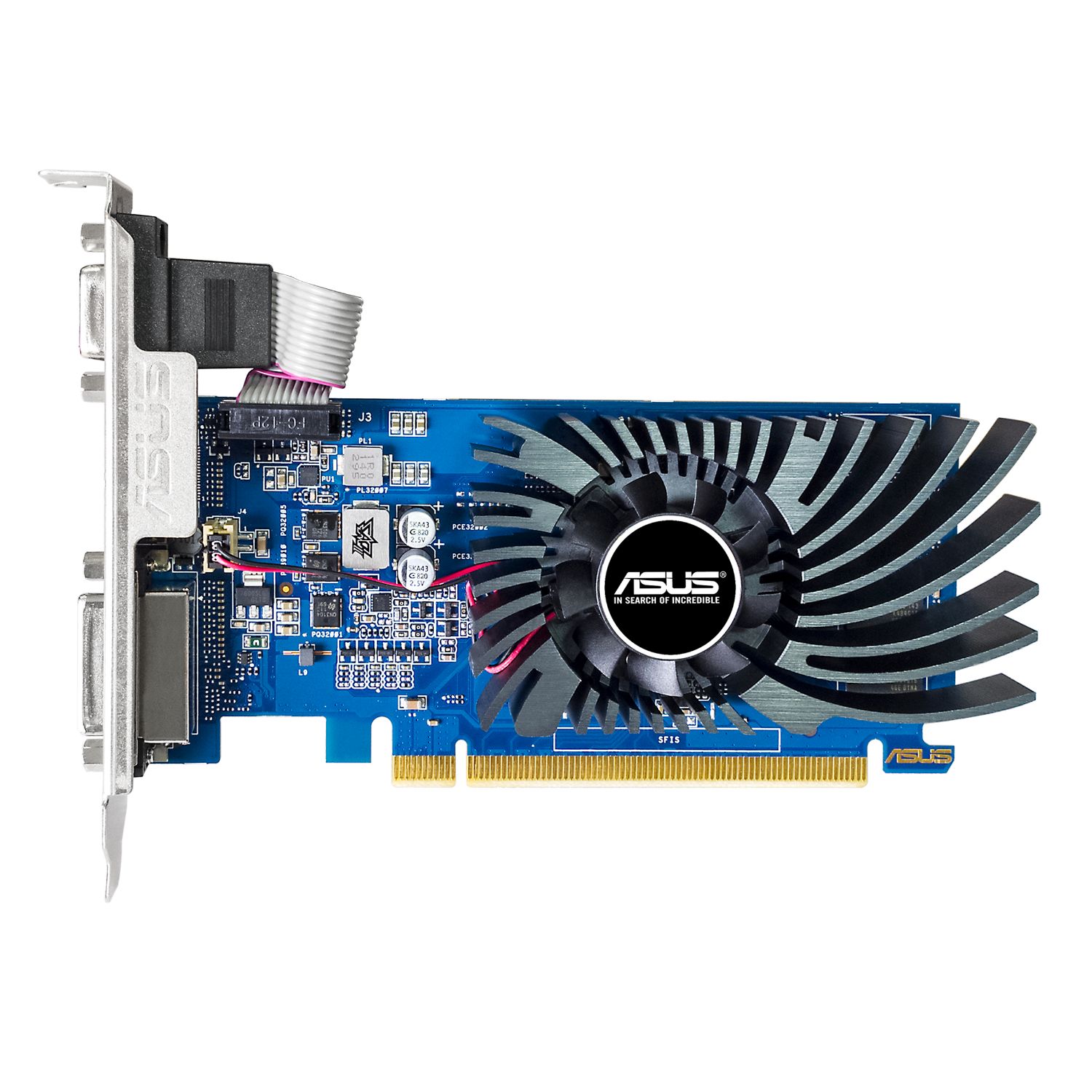 90YV0HN1-M0NA00 - Tarjeta Grfica ASUS Nvidia GeForce GT730-2GD3-BRK-EVO 2Gb GDDR3 Low Profile 1xDVI-D 1xHDMI 1xVGA PCIe 2.0 HDCP OpenGL 4.6 (90YV0HN1-M0NA00)