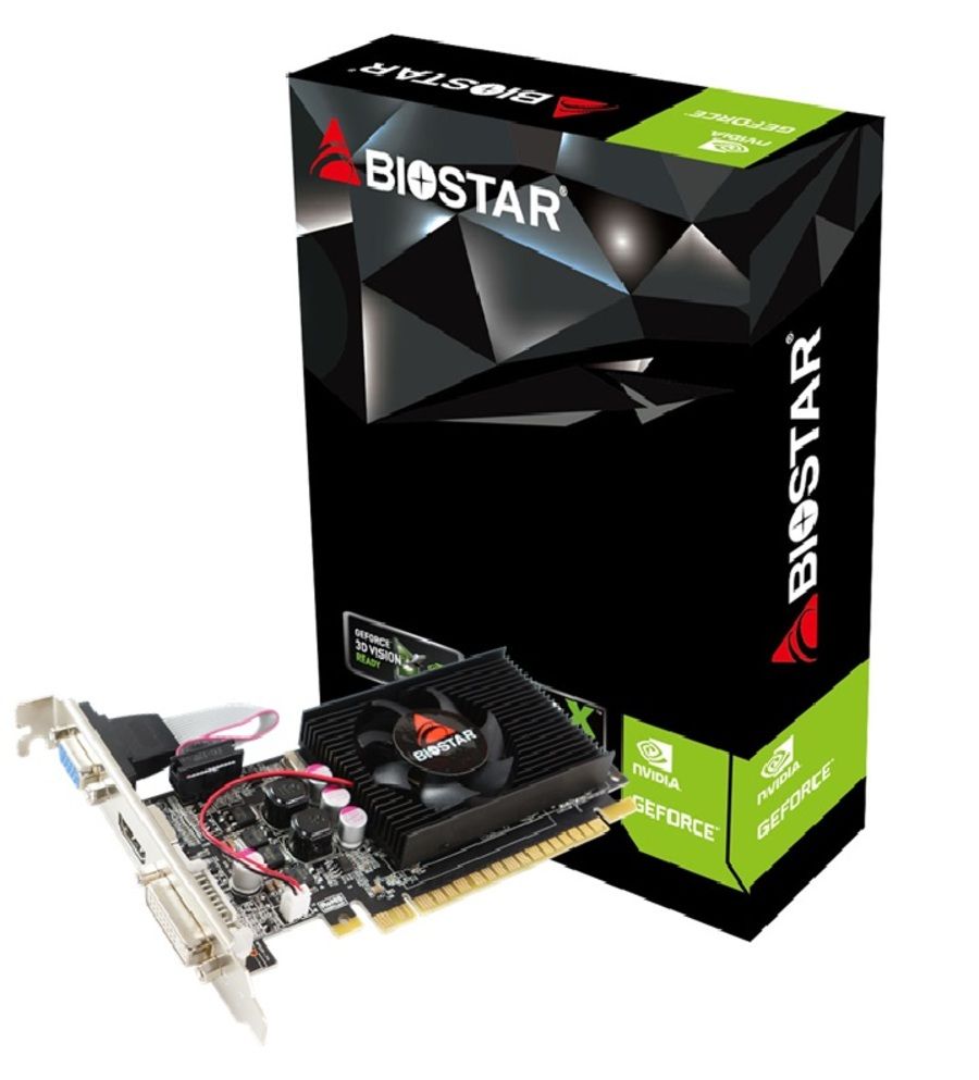 VN6103THX6 - Tarjeta Grfica Biostar Nvidia GeForce GT 610 2Gb GDDR3 Low Profile 1xHDMI 1xVGA 1xDVI-D 1xHDMI 16xPCIe 2.0 DirectX 11 (VN6103THX6)