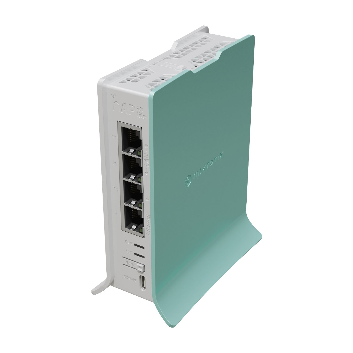 L41G-2axD - Router MIKROTIK hAP ax lite con CPU 1Ghz, 256Mb de RAM, 128Mb de almacenamiento (L41G-2axD)