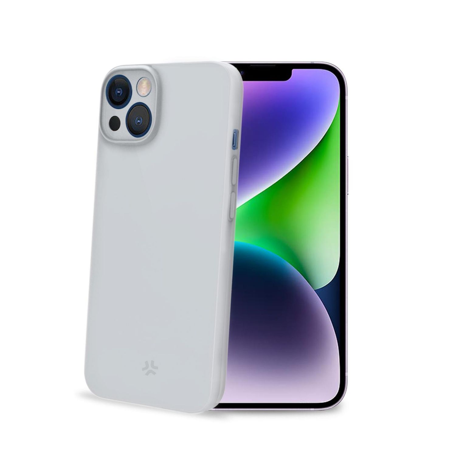 SPACE1055WH - Funda CELLY Space TPU iPhone 15 Plus Blanca (SPACE1055WH)