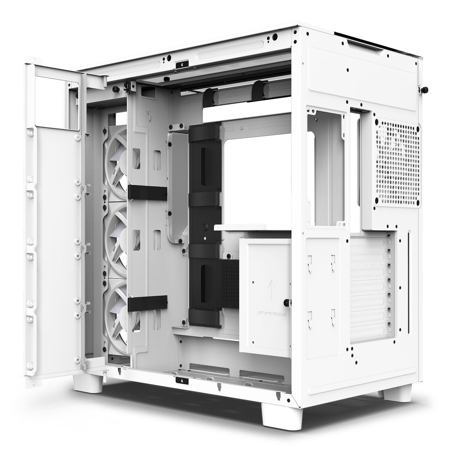 CM-H91EW-01 - Caja NZXT H9 Elite Ventana Lateral de Cristal Templado 2xUSB-A 3.0 1xUSB-C 3.1 ATX mATX Mini-ITX Blanca (CM-H91EW-01)