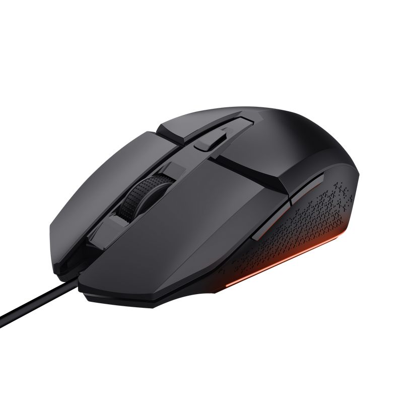 25036 - Ratn Gaming Trust ptico Diestro GXT 109 Felox RGB USB-A Cable 1.5m 6400dpi 6 Botones Negro (25036)