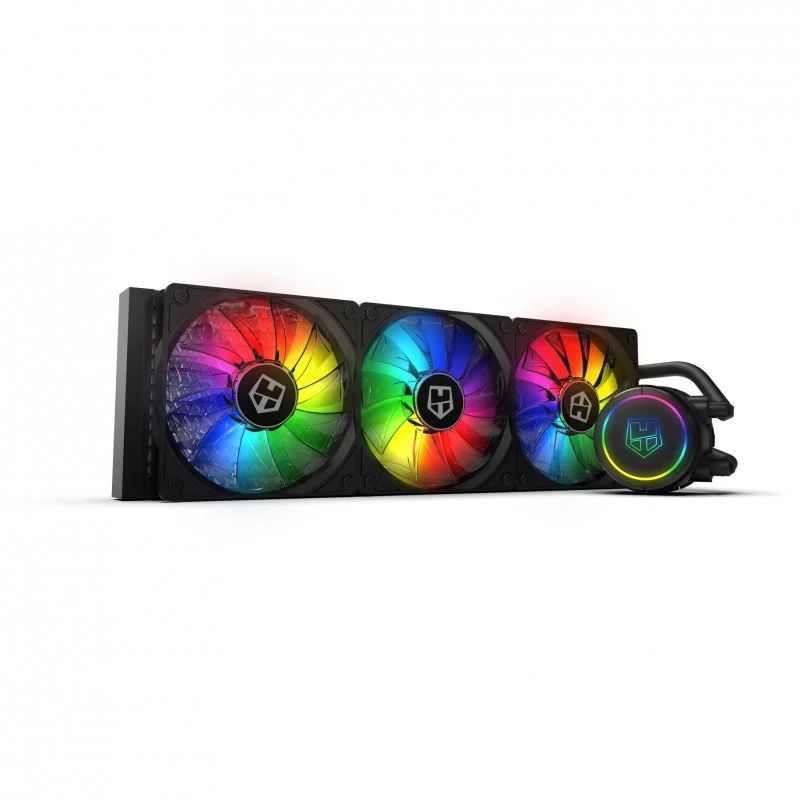 NXHUMMERM360ARGB - Refrigeracion Liquida NOX M360 ARGB 3Unid. Negro (NXHUMMERM360ARGB)