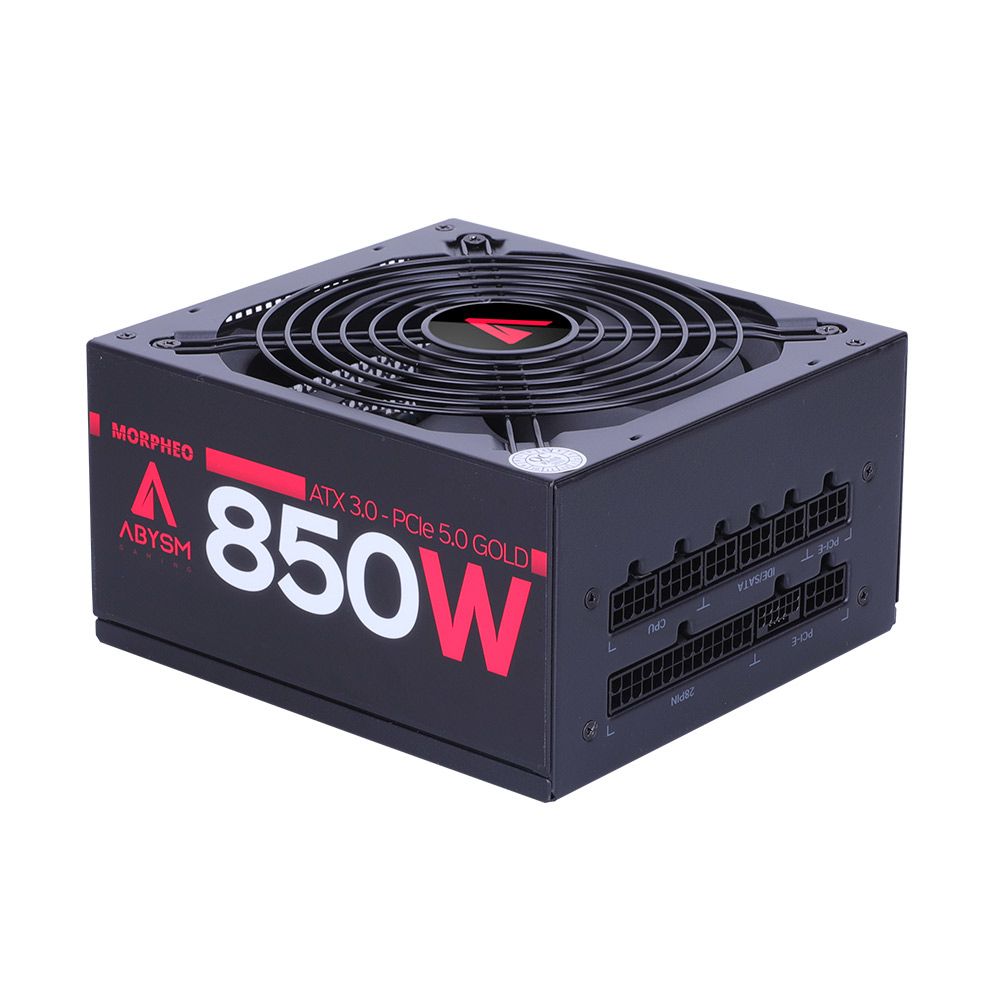 AB53002G2 - Fuente Gaming Abysm Morpheo G2 APFC ATX 850W 140mm 80 Plus Gold Negra (AB53002G2)