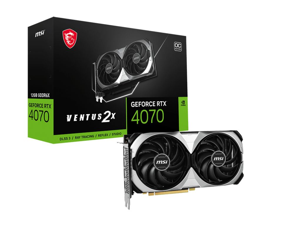 912-V513-058 - MSI RTX4070 VENTUS 2X 12G OC (912-V513-058)