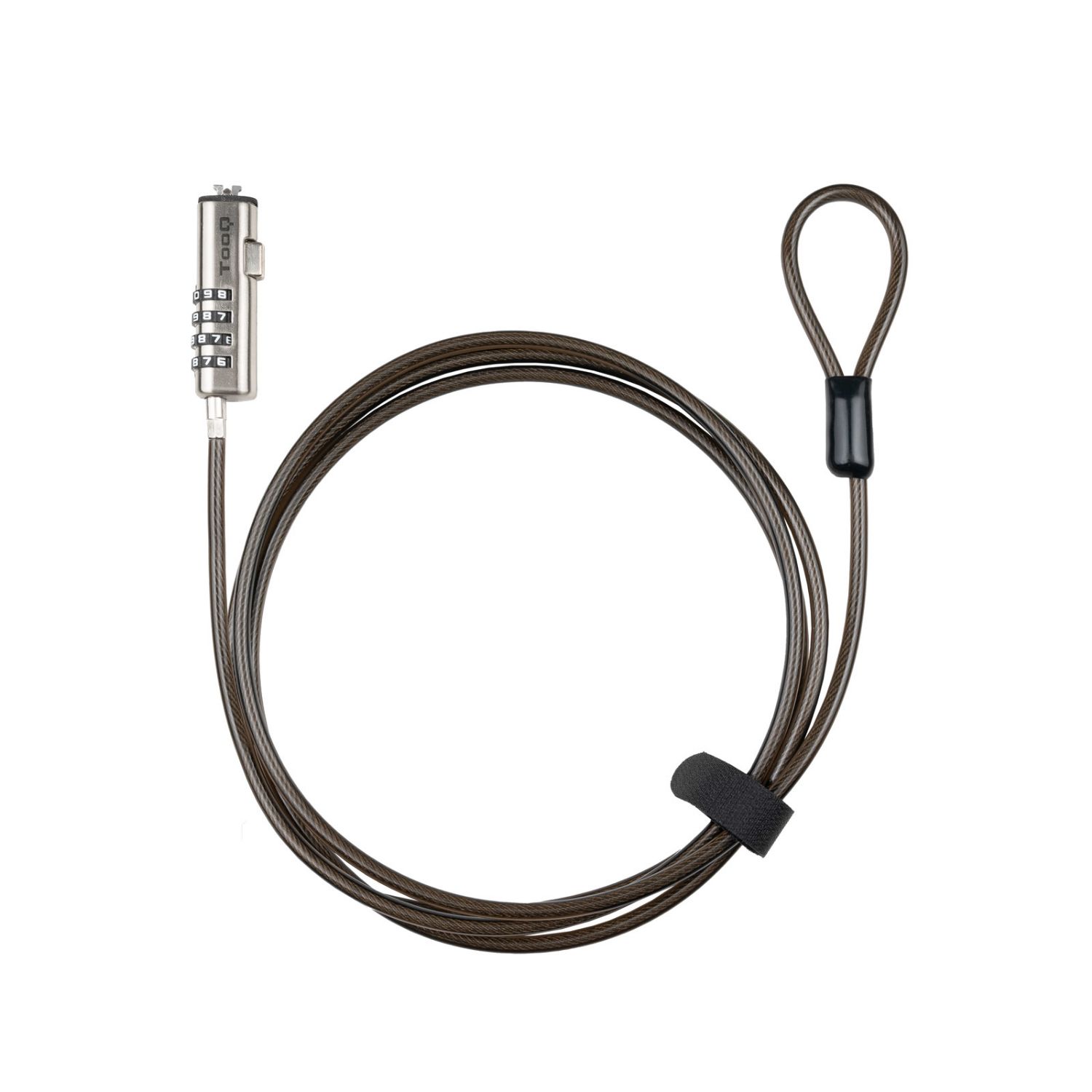 TQCLKC0035-G - Cable de Seguridad TooQ Tipo NANO para Porttiles con Combinacin de 4 Dgitos 1.5m Bloqueo Gris Oscuro (TQCLKC0035-G)