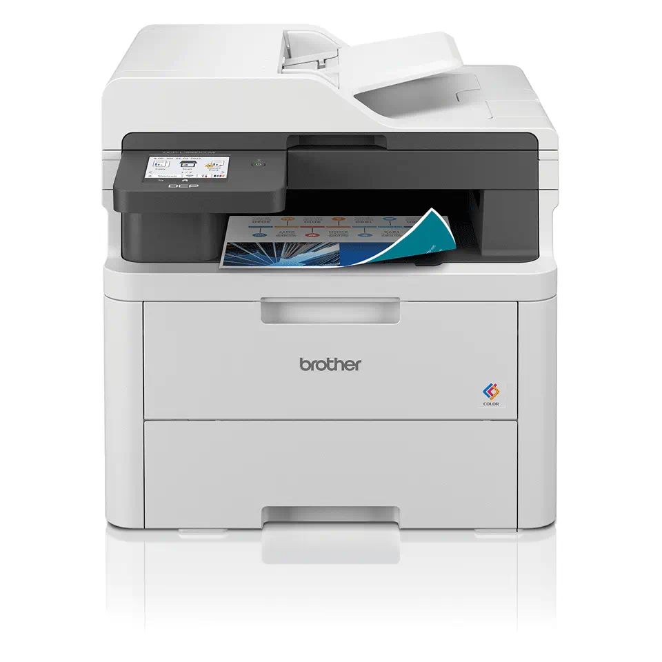 DCPL3560CDW - Impresora Multifuncin Brother LED Pantalla LCD Color Tctil 600x2400dpi A4 Color ADF 1xUSB 2.0 WiFi Ethernet LAN GbE Dplex Blanca/Negra (DCP-L3560CDW)