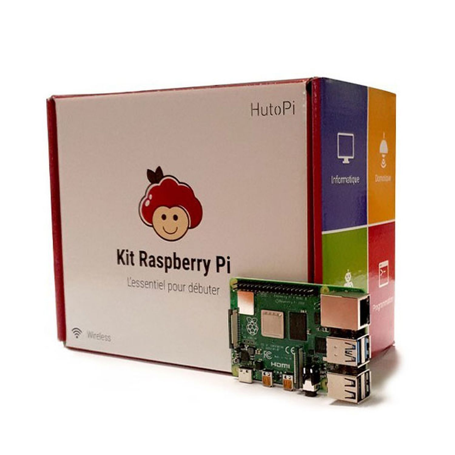 KITPI44GB - Kit Raspberry PI 4 4Gb+Carcasa+Cargador (KITPI44GB)