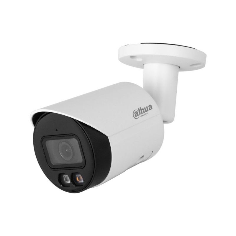 1.0.01.04.38791 - Cmara IP Dahua DH-IPC-HFW2449SP-S-IL-0280B Bullet Lite WizSense Serie 2 4Mp Inteligencia Artificial Full Color Pal LED IR Blanca (1.0.01.04.38791)