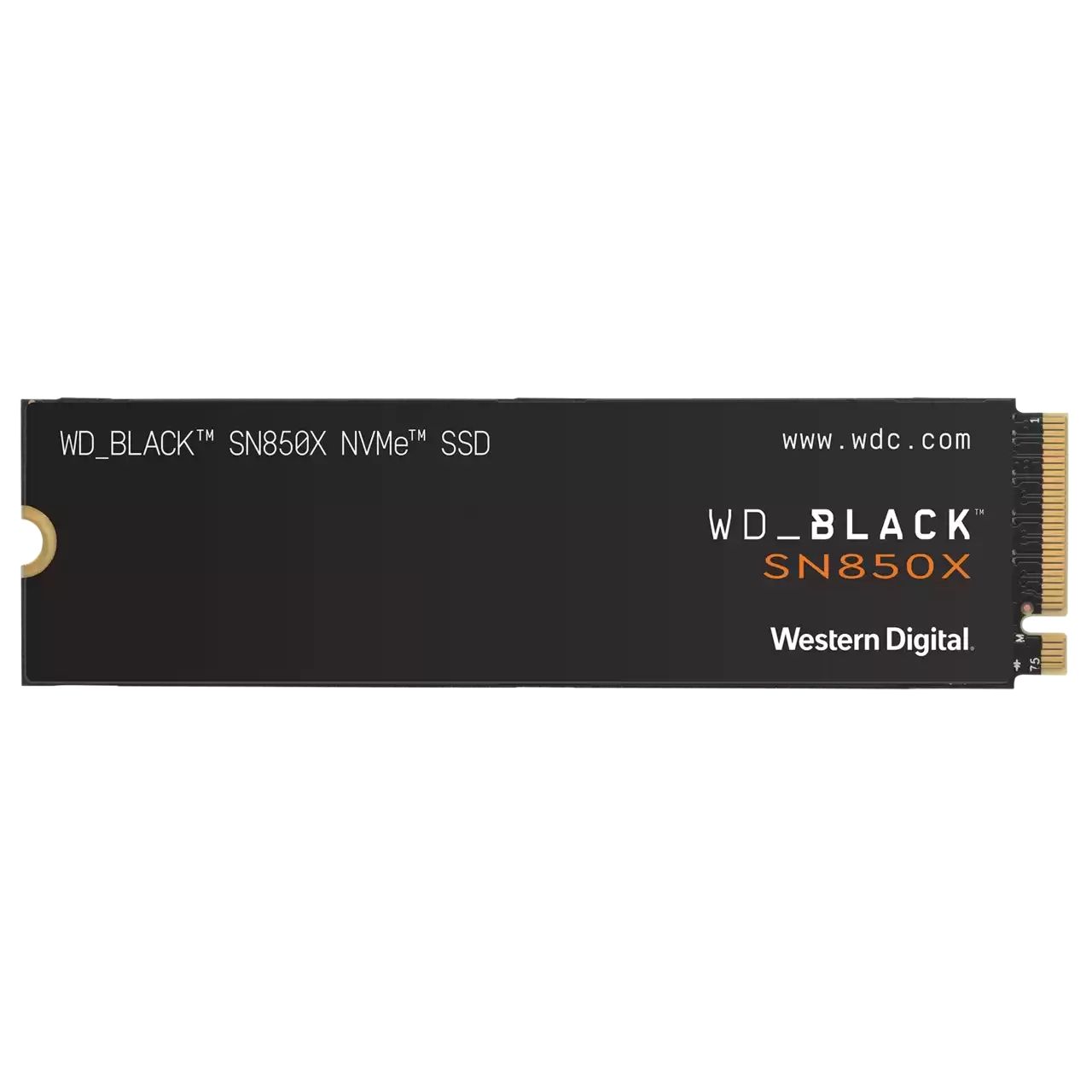 WDS200T2X0E - Disco SSD Western Digital SN850X Black 2Tb NVMe PCIe 4.0 Lectura 7300 Mb/s Escritura 6600 Mb/s PC (WDS200T2X0E)