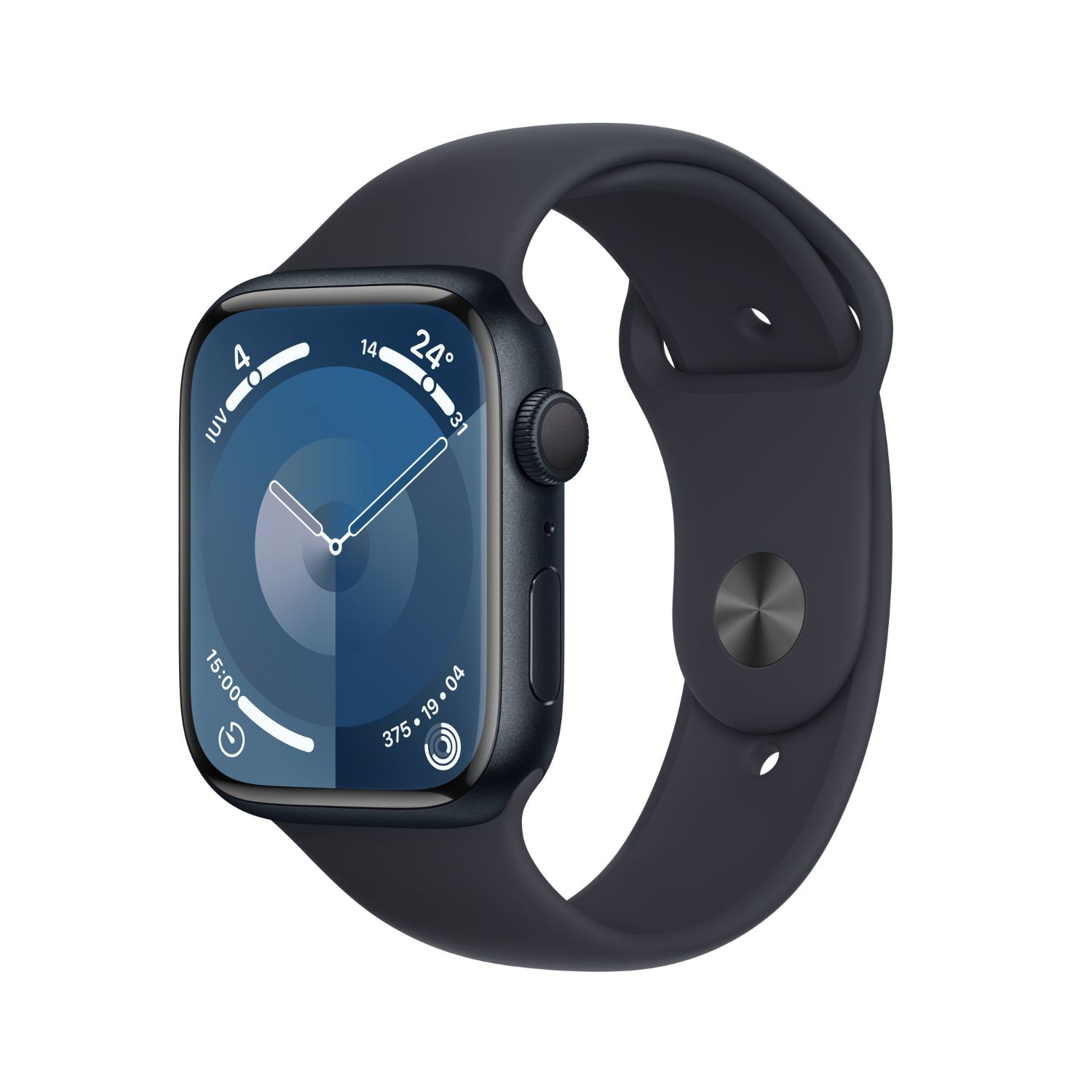 MR993QL/A - Apple Watch S9 45mm GPS caja Aluminio Midnight/Correa Sport Midnight (MR993QL/A)