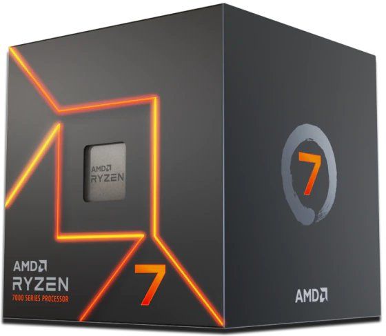 100-100000592BOX - CPU AMD Ryzen 7-7700 AM5 3.8GHz/5.3GHz 32Gb PCIe 5.0 DDR5 Caja (100-100000592BOX)