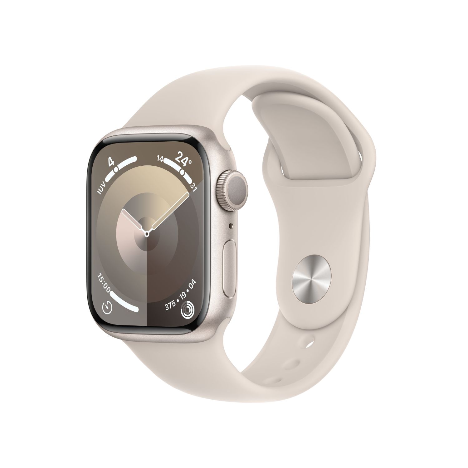 MR8T3QL/A - Apple Watch S9 GPS 41mm Tctil Digital NFC WiFi 4 Bluetooth 5.3 Caja Aluminio Beige Correa S/M Beige IP6X watchOS 10 (MR8T3QL/A)