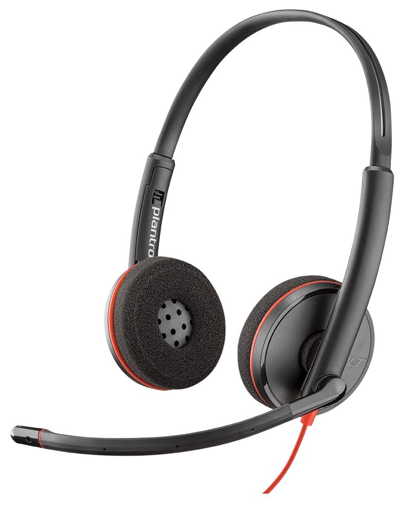 209745-22 - Auriculares+Micrfono POLY Blackwire 3220 Binaurales USB-A Cable 2.1m Negro (209745-22)