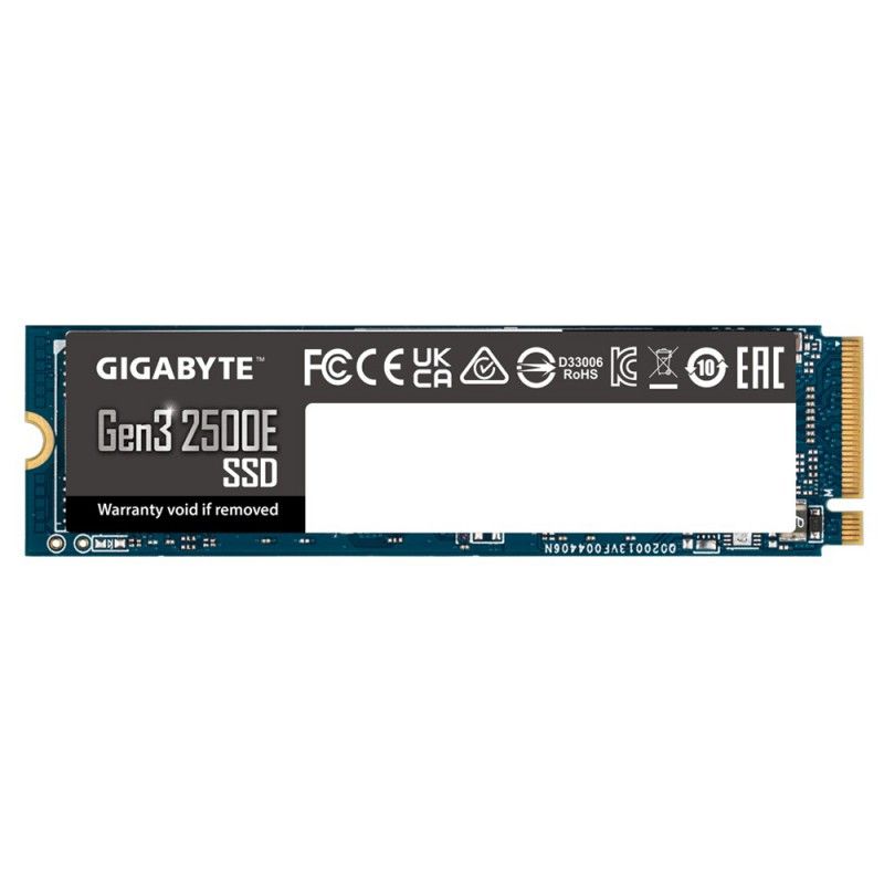 G325E1TBG10 - SSD GIGABYTE 1Tb M.2 2280 NVMe PCIe 4.0 3D NAND Lectura 2400 Mb/s Escritura 1800 Mb/s PC/Notebook (G325E1TBG10)