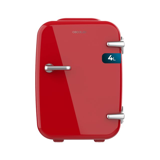 02686 - Frigorifico CECOTEC Bolero MiniCooling 4L Compatible con coche y caravanas Función enfriamiento y calentamiento 7-65ºC Rojo (02686)