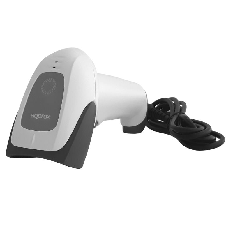 APPLS22WH - Escner Approx de Cdigo de Barras Approx 1D/2D USB con Soporte Blanco (APPLS22WH)
