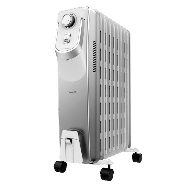 05888 - Radiador Porttil de Aceite CECOTEC ReadyWarm 9000 Space 360 800W Apagado Automtico Termostato Regulable Piso Blanco (05888)