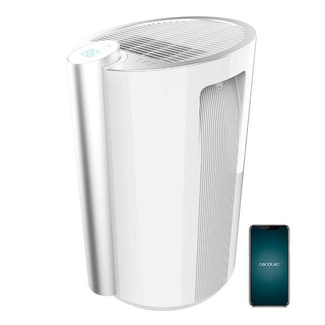 05654 - Deshumidificador CECOTEC Big Dry 9000 Professional Connected 20L/da Temporizador 12h Depsito Extrable 4.5L Cobertura 250 m3/h Gas R290 Silencioso Ajuste Humedad Control WiFi Blanco (05654)
