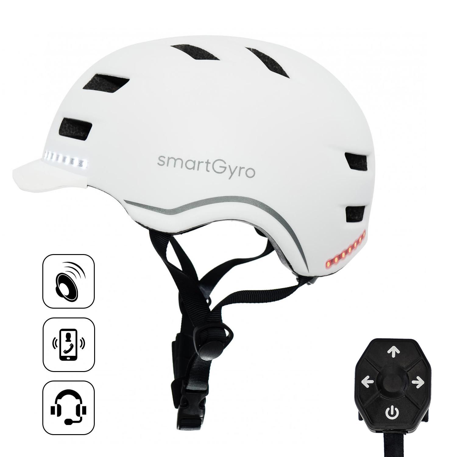 SG27-254 - Casco SmartGyro Helmet Pro Tamao L Blanco (SG27-254)