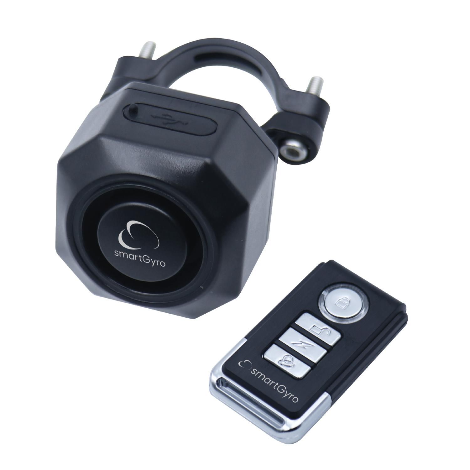 SG27-413 - Alarma Antirrobo SmartGyro USB-C Negra (SG27-413)