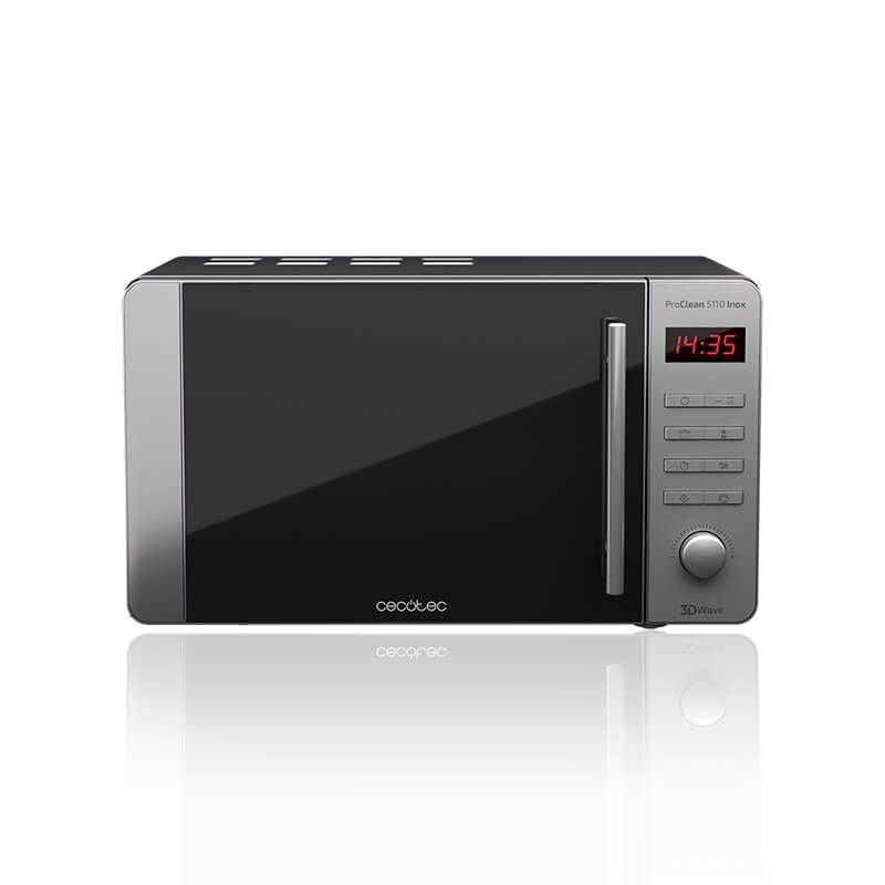 01535 - Microondas CECOTEC ProClean 5110 Inox 700W Grill 800W Revestimiento Ready2Clean Tecnologa 3DWave Acero Inoxidable (01535)