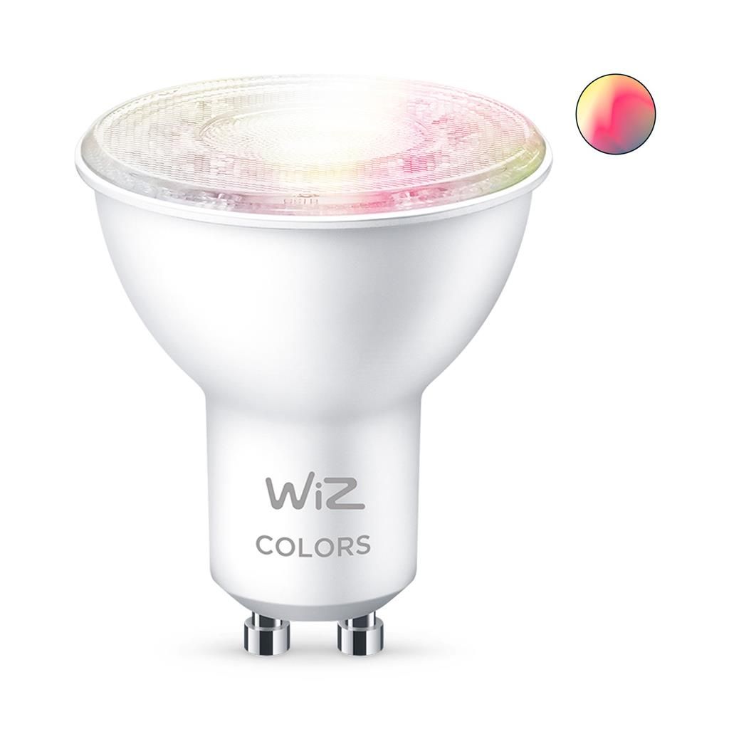 929002448422 - Bombilla Inteligente Wiz GU10 PAR16 50W 345L RGB WiFi/Bluetooth BLE Blanco (929002448422)
