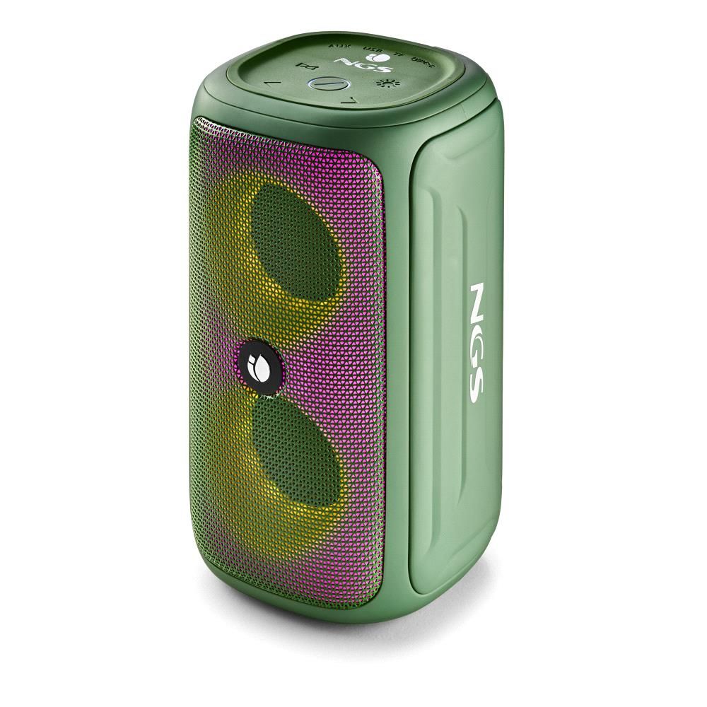 ROLLERBEASTGREEN - Altavoz NGS Roller Beast 32W 3.5mm Bluetooth 5.0 Verde (ROLLERBEASTGREEN)