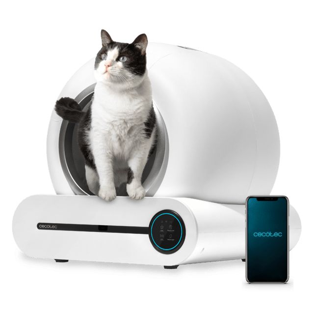 09567 - Arenero con autolimpieza CECOTEC Pumba 8000 CleanKitty Smart, triple sistema de desodorizacin, control por wifi(09567)