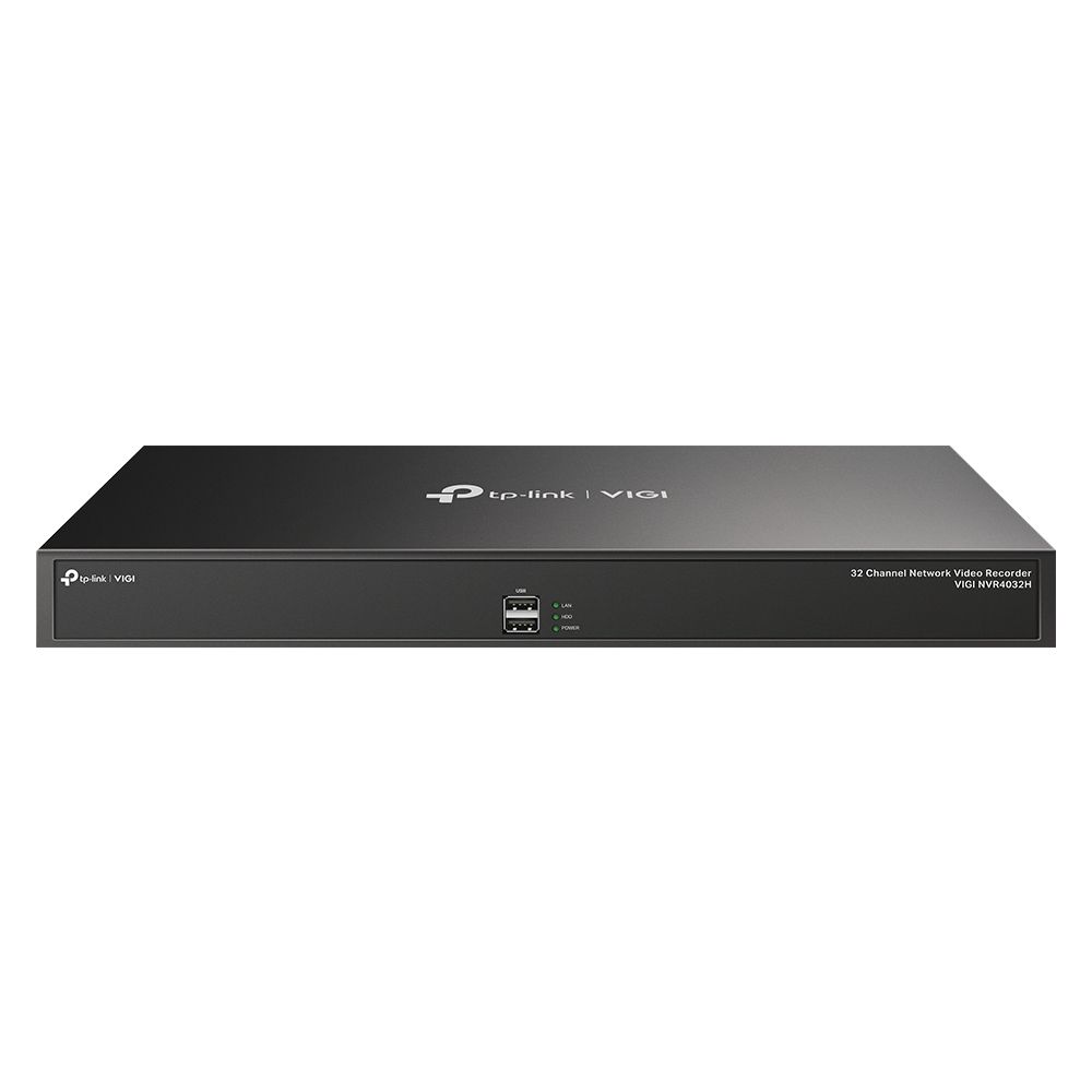 VIGI NVR4032H - Vdeo Grabador TP-Link 32ch H265+ HDMI VGA RJ45 RS232 Rack Negro (VIGI NVR4032H)