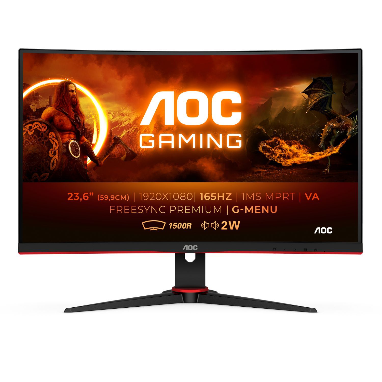 C24G2AE/BK - Monitor Gaming AOC 24