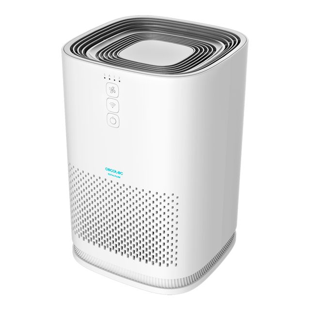 05625 - Purificador de Aire CECOTEC TotalPure 1500 Connected 26W 2 Velocidades Ionizador Modo Noche WiFi Tasa de Purificacin 100 m/h Blanco (05625)