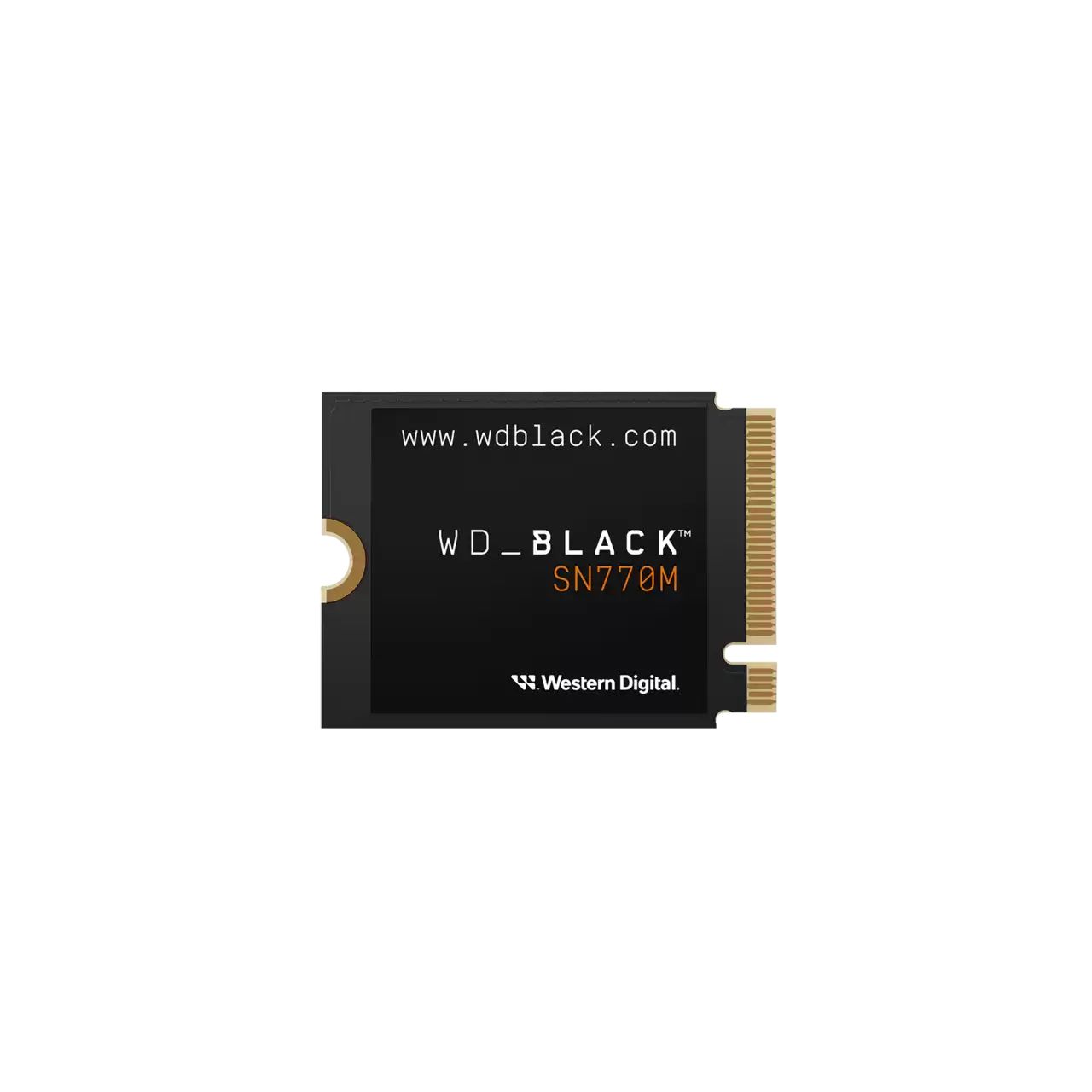 WDS200T3X0G - SSD WD Black SN770M 2Tb M.2 NVMe PCIe 4.0 TLC 3D NAND Datos 16 Gbit/s Lectura 5150 Mb/s Escritura 4850 Mb/s (WDS200T3X0G)