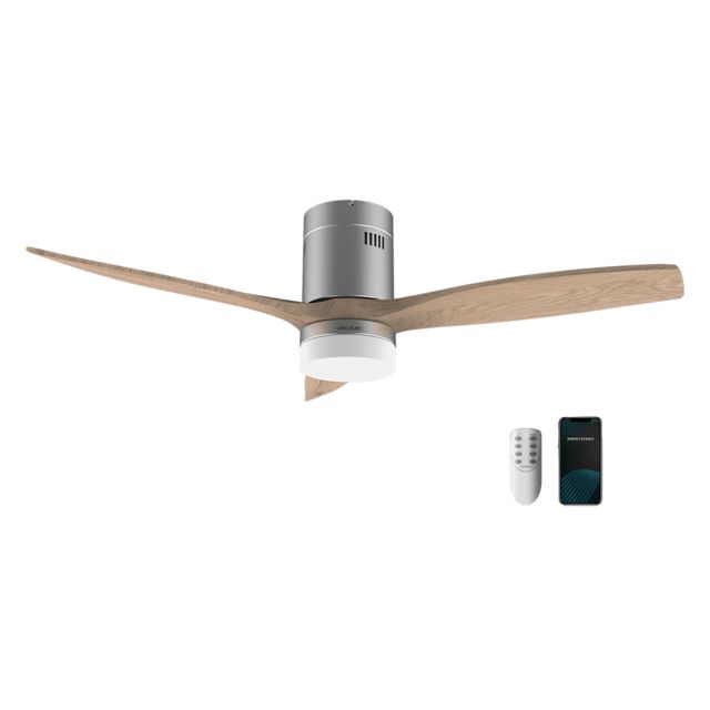 08240 - Ventilador techo CECOTEC EnergySilence Aero 5600 Steel Aqua Connected,40W y 52