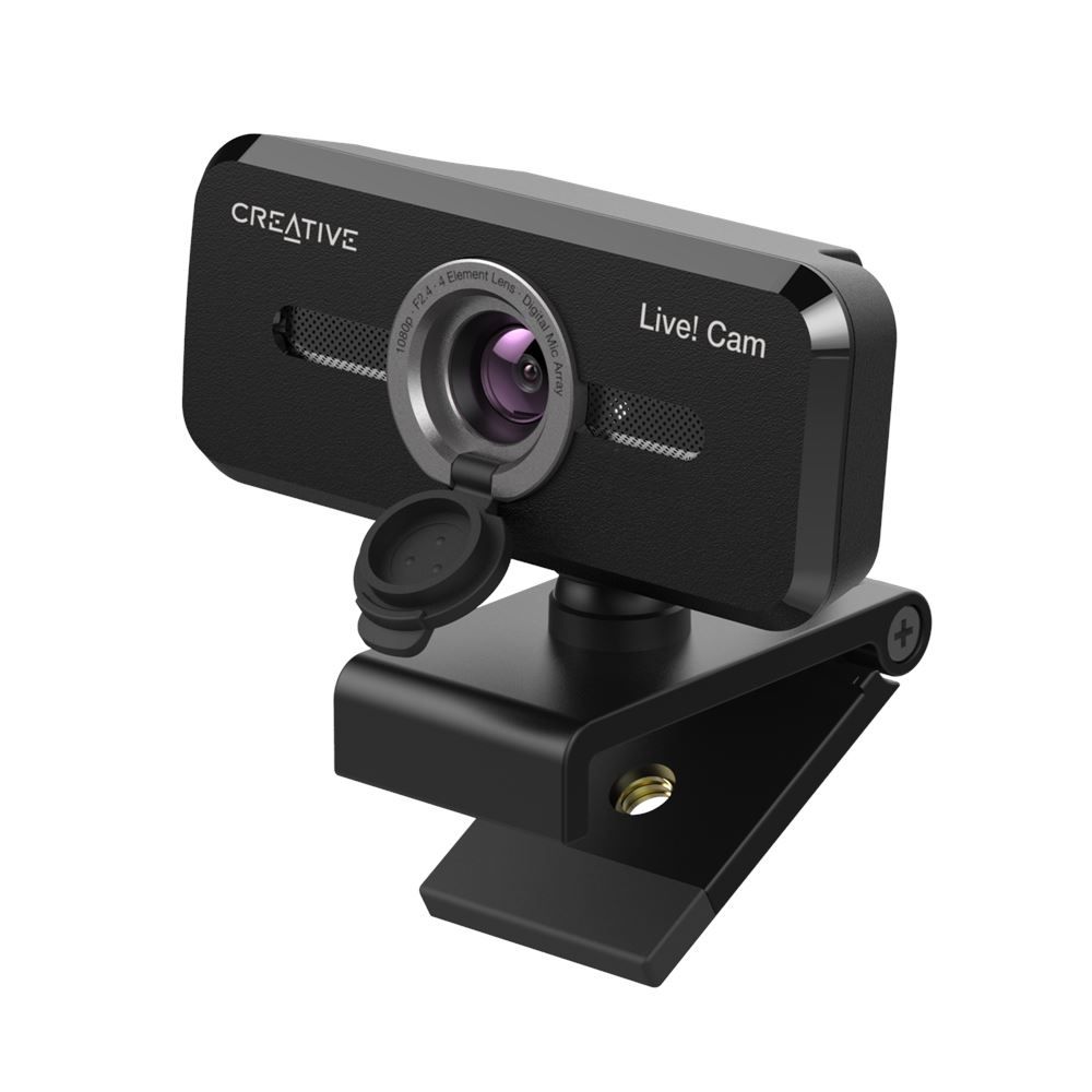 73VF088000000 - WebCam Creative Live Cam 2mp Sensor CMOS Clip/Soporte FHD USB 2.0 Negra (73VF088000000)