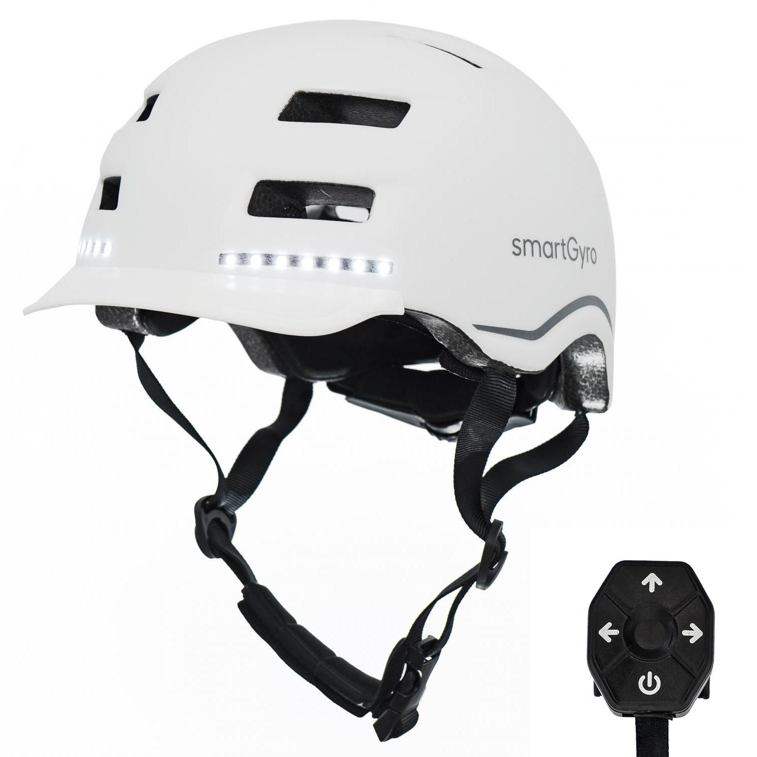 SG27-354 - Casco SmartGyro Helmet MAX, talla M, 52-57.5 cm, Blanco (SG27-354)