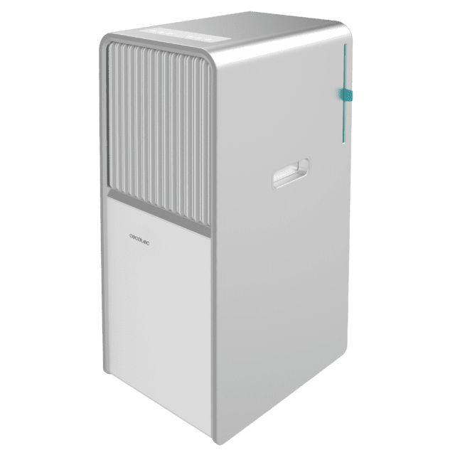 08167 - A.C. Porttil CECOTEC ForceClima 12650 Style Heating 12000 BTU Pantalla LED Temporizador 24h Bomba de Calor 2 Velocidades 5 Modos (Ventilador/Refrigeracin/Calefaccin/Deshumidificacin/Noche) Mando a Distancia Blanco/Gris (08167)