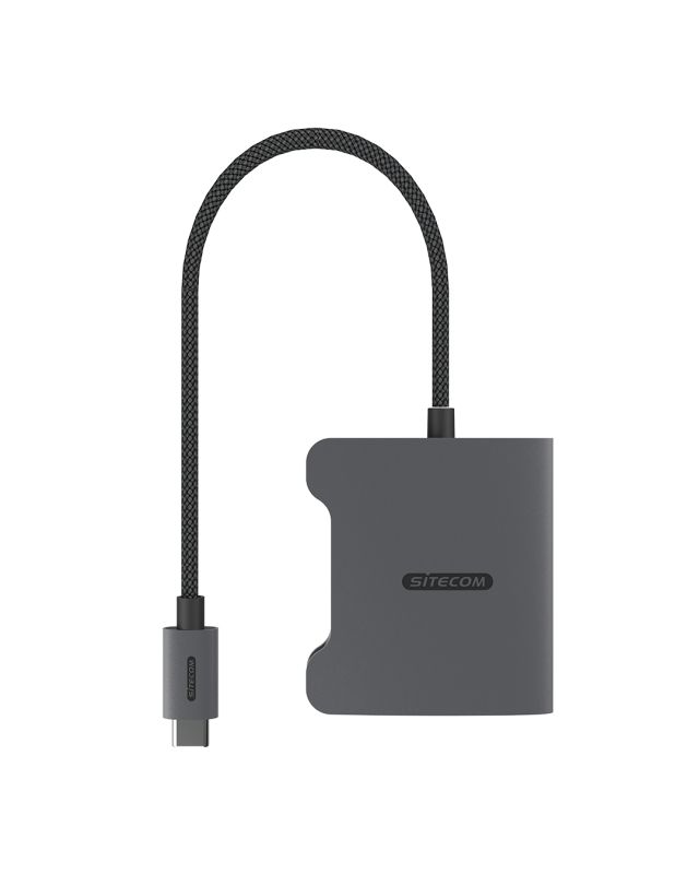 AD-1017 - Adaptador SITECOM Usb-C a 2HDMI2.0 4K 60Hz (AD-1017)