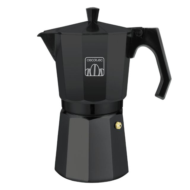 01615 - Cafetera Italiana CECOTEC MokClassic 1200 Black 12 Tazas de Caf Aluminio Fundido (01615)