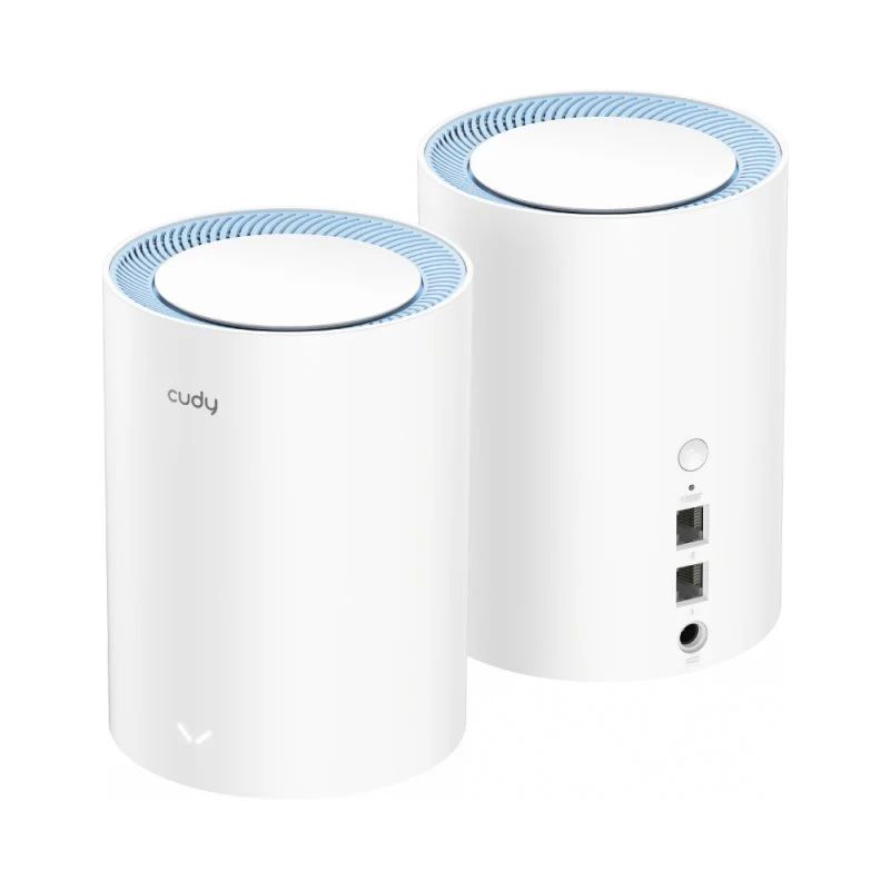 M1200 (2-Pack) - Sistema Mesh CUDY Wifi en malla Doble banda AC1200 2unidades (M1200 2-Pack)
