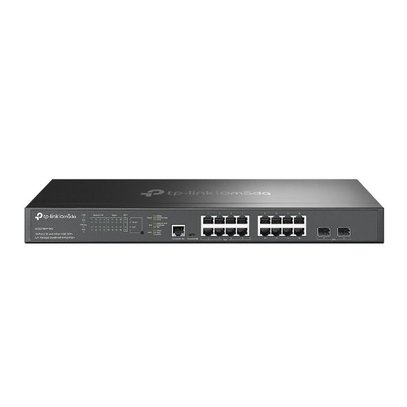 SG3218XP-M2 - Switch TP-Link 16xRJ45 2.5GbE 2xSPF+ 10GbE Gestionado 8xPoE+ 240W Rack 1U Blanco (SG3218XP-M2)