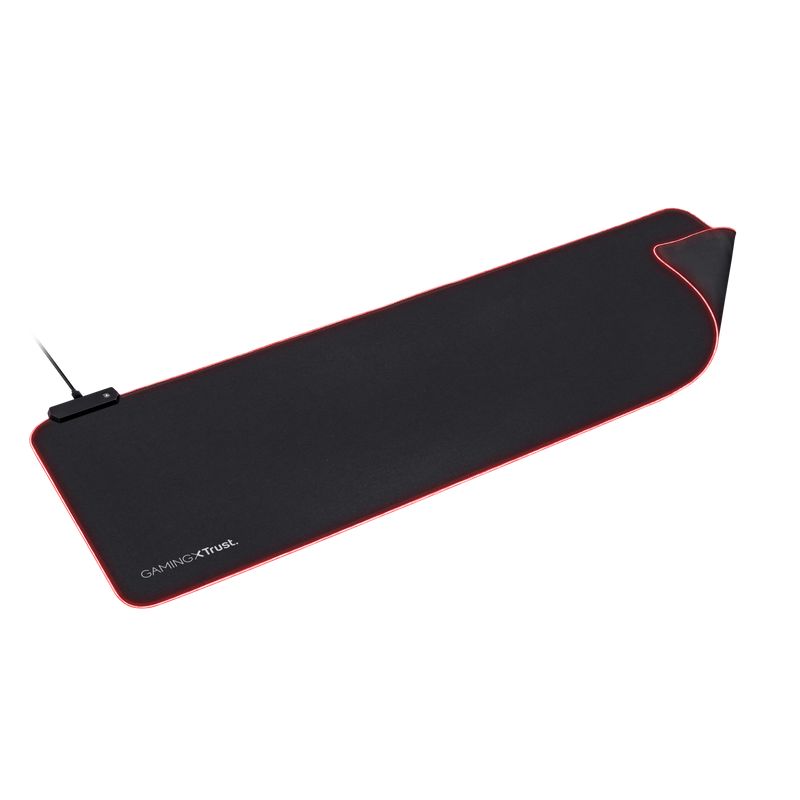 23395 - Alfombrilla Gaming Trust GXT 764 Glide-Flex XXL RGB 30x93cm Negra (23395)